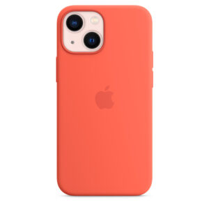 iPhone 13 mini Silicone Case with MagSafe - Nectarine